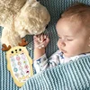 Baby Phone Toys Bilingual Telephone Teether Music Voice Toy Early Educational Learning Machine Electronic Children Gift Baby Toy 3