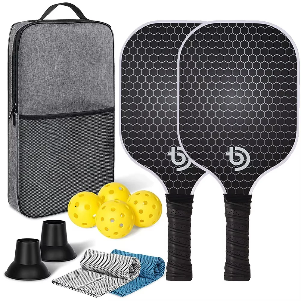 Enhanced Pickleball Paddle Set - Premium Lightweight Racquets for Multi-Environment Play