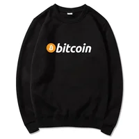 New Men O-Neck Sweatshirt Comfortable Women Bitcoin Printed Printed Hoodie Fashion Men's Pullover Street Trendy Men's Clothing 1