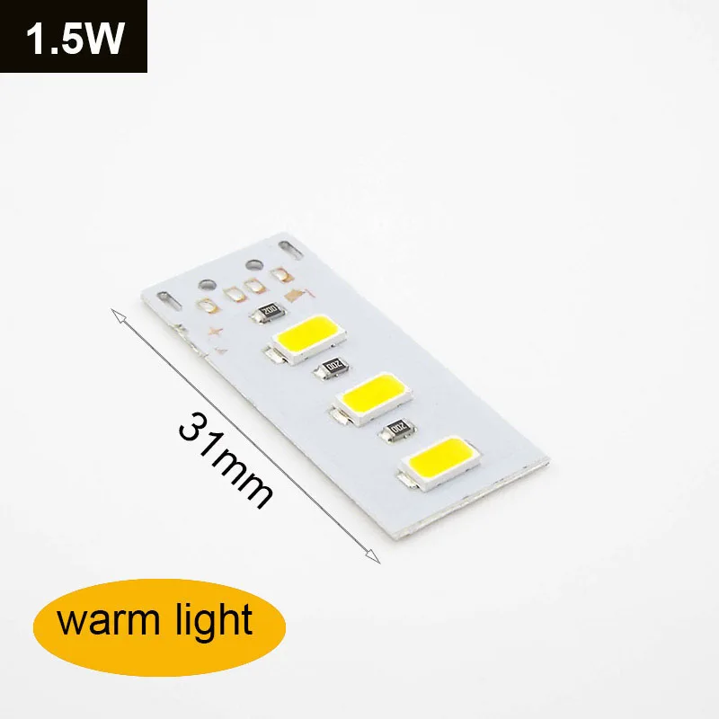 LED Lamp LED Chip LED Lamp Bulb LED Lamp Beads 4W 5W 12W replacement Source DC 5V usb Dimmable White Warm Bead Surface night lamp SMD 5730 DIY