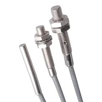 Stainless Steel Inductive Proximity Sensor Switch Three Wire IP65 Mini Waterproof Proximity Switch with 2m Cable NPN PNP NO NC 1