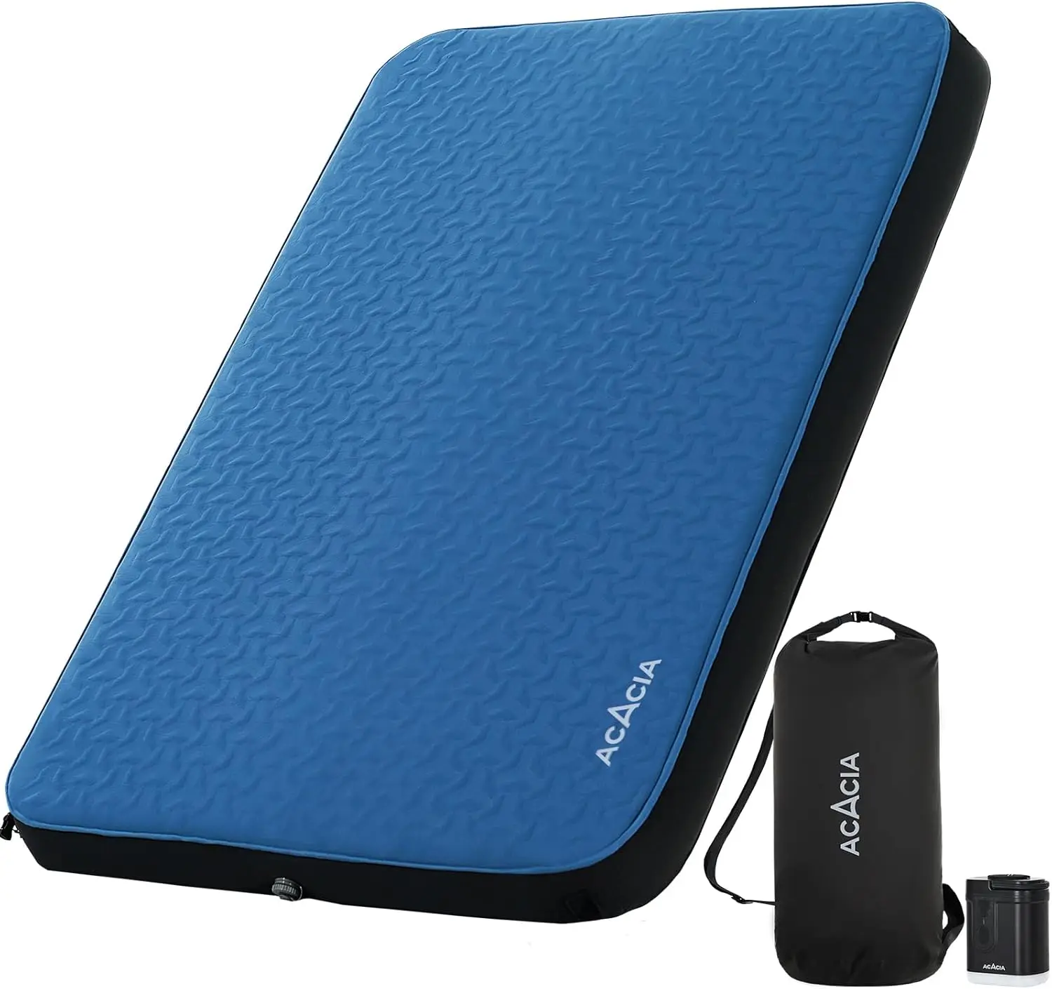 4'' Thick Self Inflating Sleeping Pad with Solid Foam, Innovative Y-Shaped Telescopic Structures