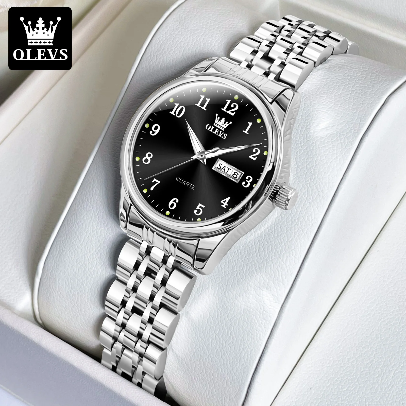ساعة OLEVS الأنيقة للنساء الأكثر مبيعًا عالية الجو...