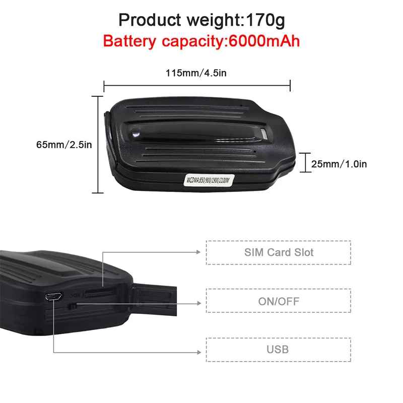 LK209 4G Online Positioning Long Distances LK900A 4G GPS Tracking