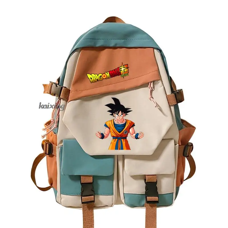 New Dragon Ball Z Backpack New Cartoon Super Saiyan Goku Anime