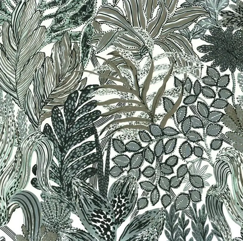 Beibehang-Coral Seaweed Retro Wallpaper, Personalizado, Francês, Importado,