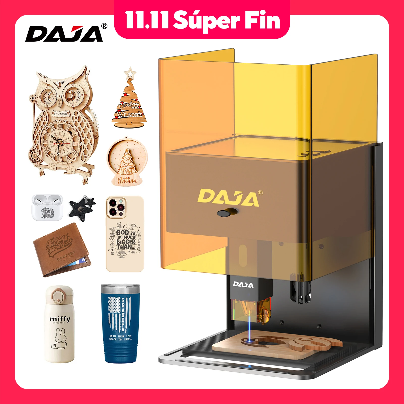 New! DAJA DJ6の後継品、より速く、ブル5W + 金属対応レッド1W New! DAJA DJ6の後継品、より速く、ブル5W + 金属対応レッド1W New!