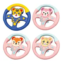

Steering Wheel Toy with Sound and Light Simulated Driving Controller Steering Wheel Car Seat Toy for Toddler Kids