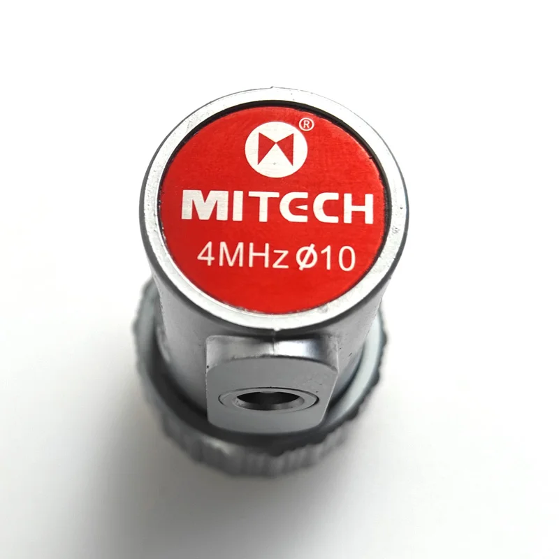 Mitech 4Mhz F10 dia10 Dural Crystal Mono Crystal optional apply for Mitech Ultrasonic Flaw Detector Probe 3