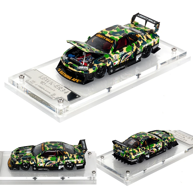 lbwk er-34 & lbwk gtr-35 セット 1／64 Mini GT 1:64 LBWK Nissan LB-ER34 Super Silhouette Red/Black