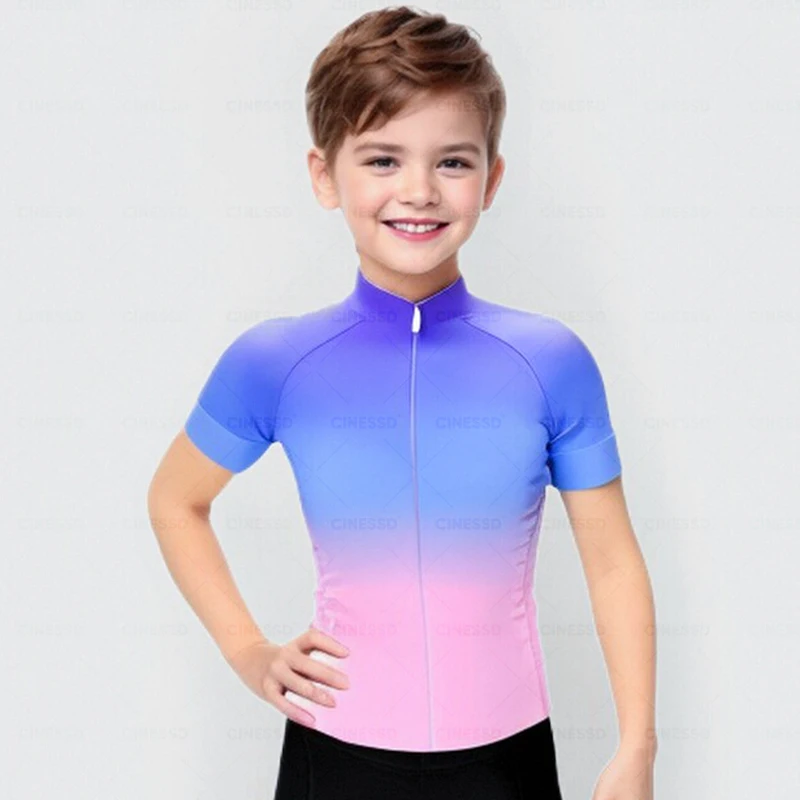 Childrens Quick Dry Cycling Jersey New Shorts Summer Breathable Children Cycling Clothing Boys Girls Bicycle Wear Shorts Jersey 4