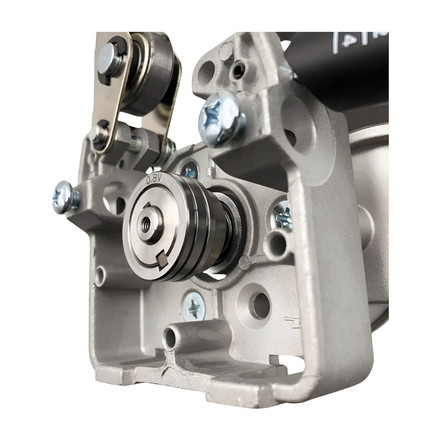 1pcs 76ZY01 DC 24V Single Drive 0.8-1.0mm V Groove Roller 1.8-18m/Min MIG MAG Welding Machine Welder Wire Feeder Motor Assembly 4