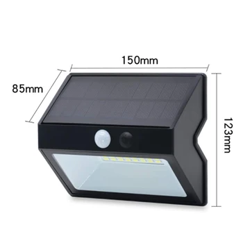 FANHHUI 48 Led Solar Motion Sensor Light for Home 4 Mode 20Lumens Outdoor Emergency Security Garden Solar Wall Light 6