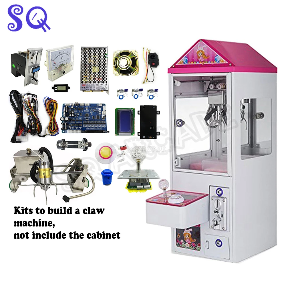 mini-garra-crane-machine-diy-kit-portico-para-arcade-crane-game-pcb-game-board-coin-acceptor-buttons-harness-257cm