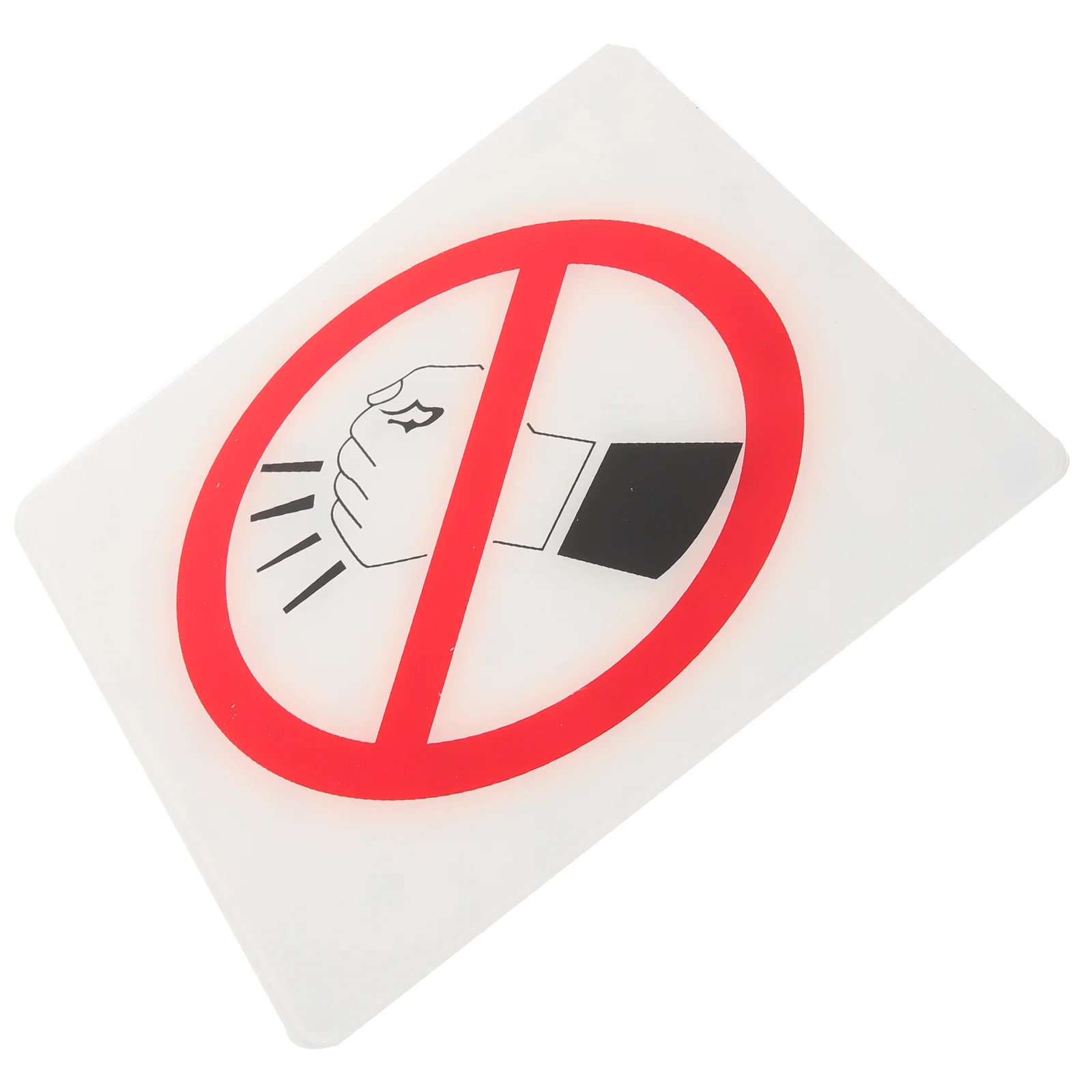 

No Knocking Notice Board Public Warning Sign No Knocking Indicator Warm Reminder