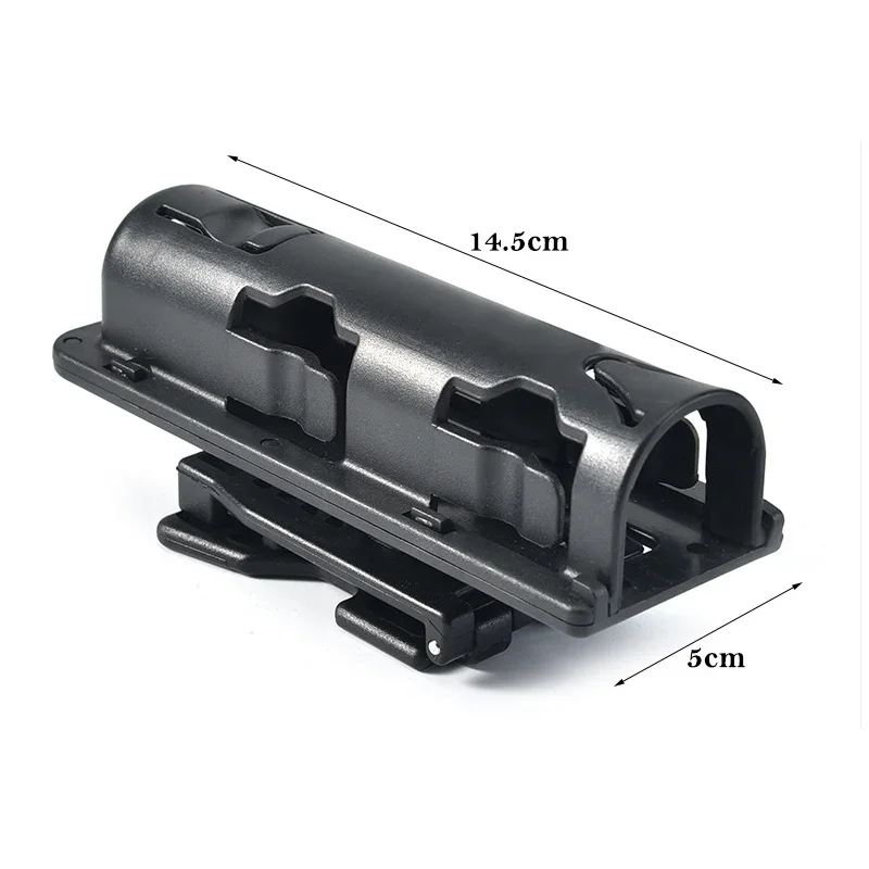 Baton Holster 360 Degree Rotating Baton Stand Plastic Black Telescopic Baton Holster Safe Defense Kit Police Equipment Accessories Tactical