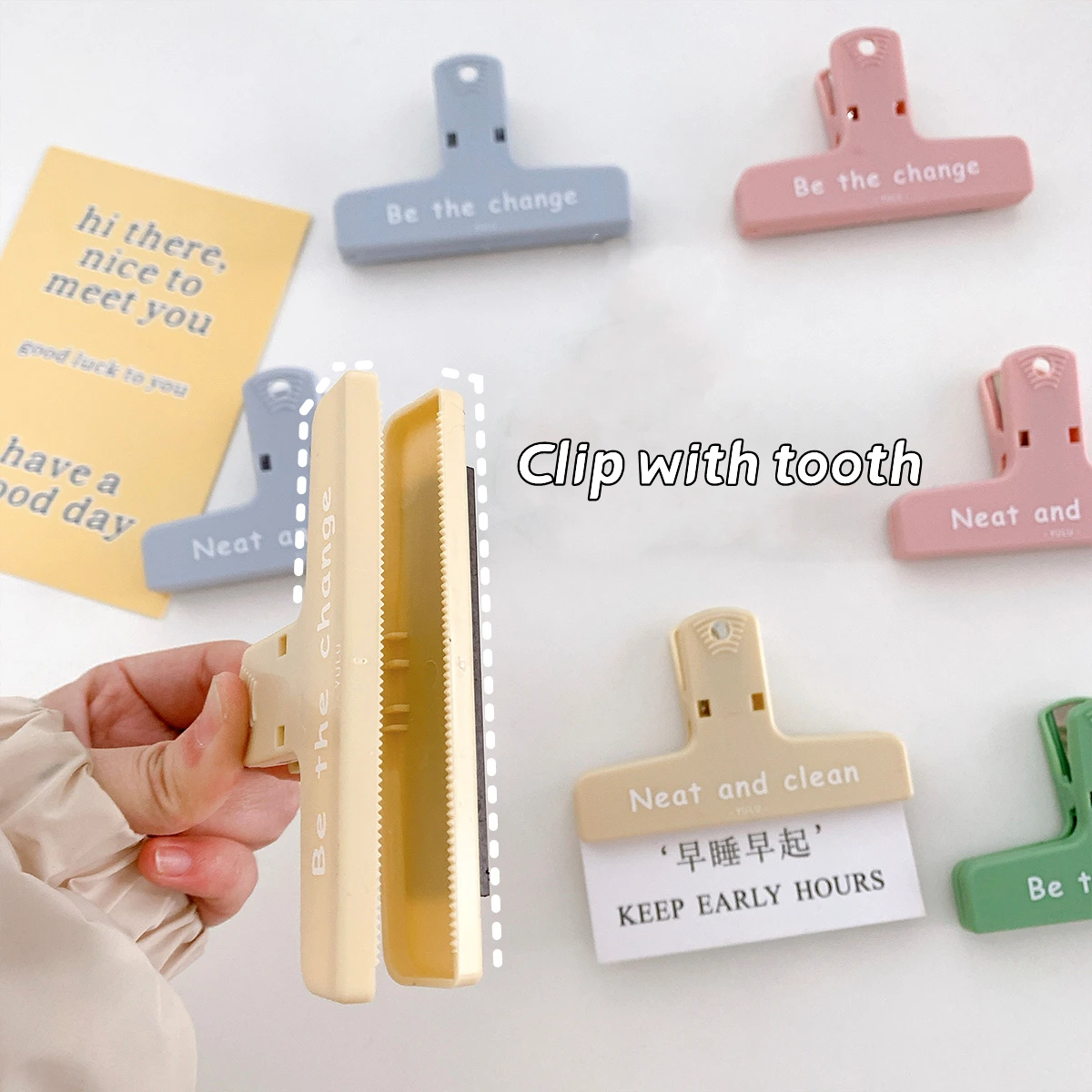 5 Stück Büroklammern Metall Stift halter Clip Schule Lesezeichen Foto Memo Ticket  Clip Briefpapier Büro Schul material - AliExpress