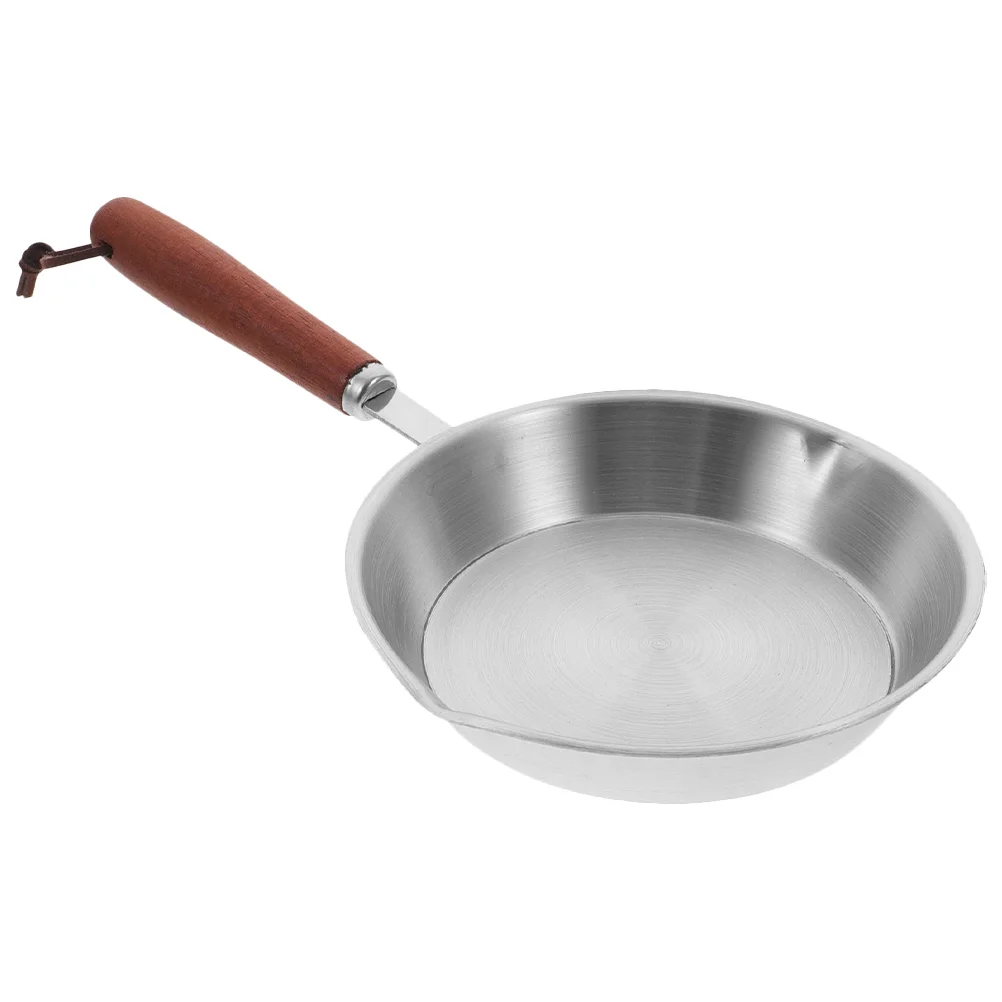 

Stainless Steel Mini Pot Pan Cookware Omelet Fry Breakfast Small Egg Pans Nonstick Frying Flat Skillet