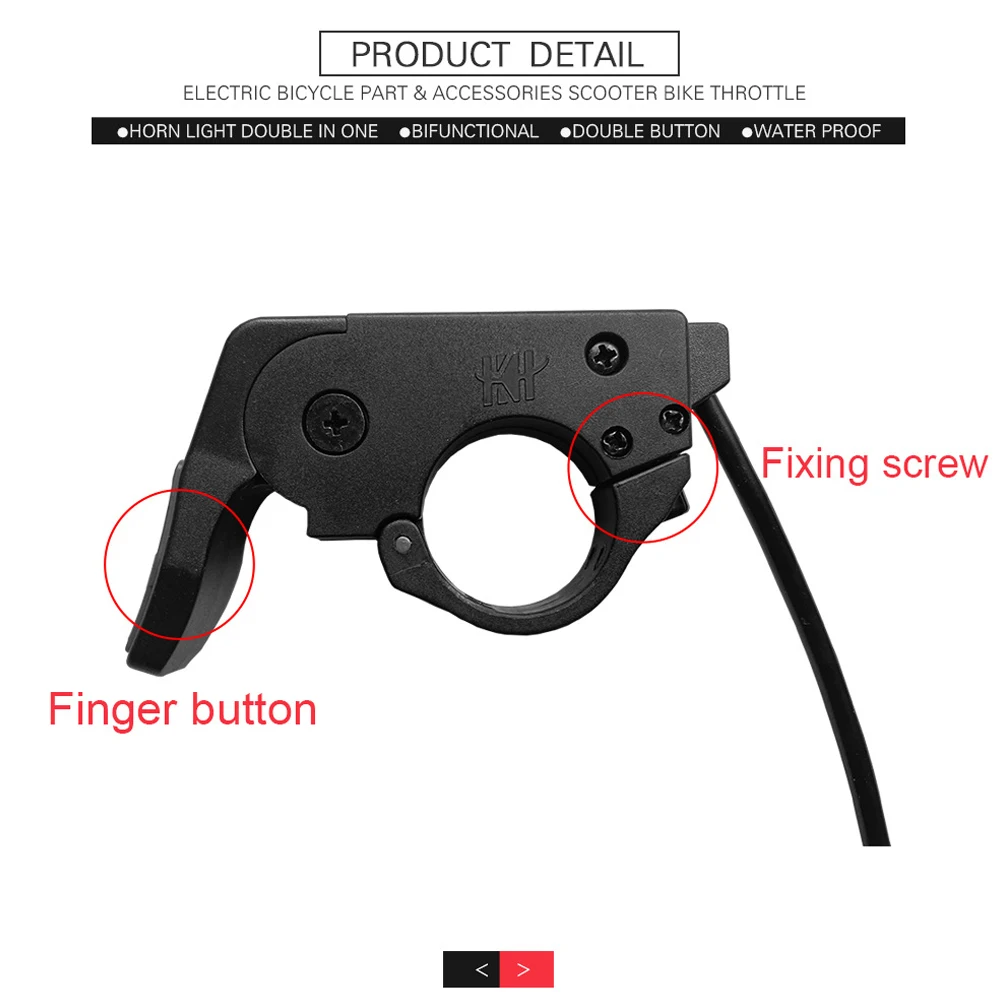 

Throttle Brake Kit E-Bike Controller 24/36/48V 30A 750/1000W 720g/Set 8 PAS LCD GD01 Display Metal+ABS Brand New