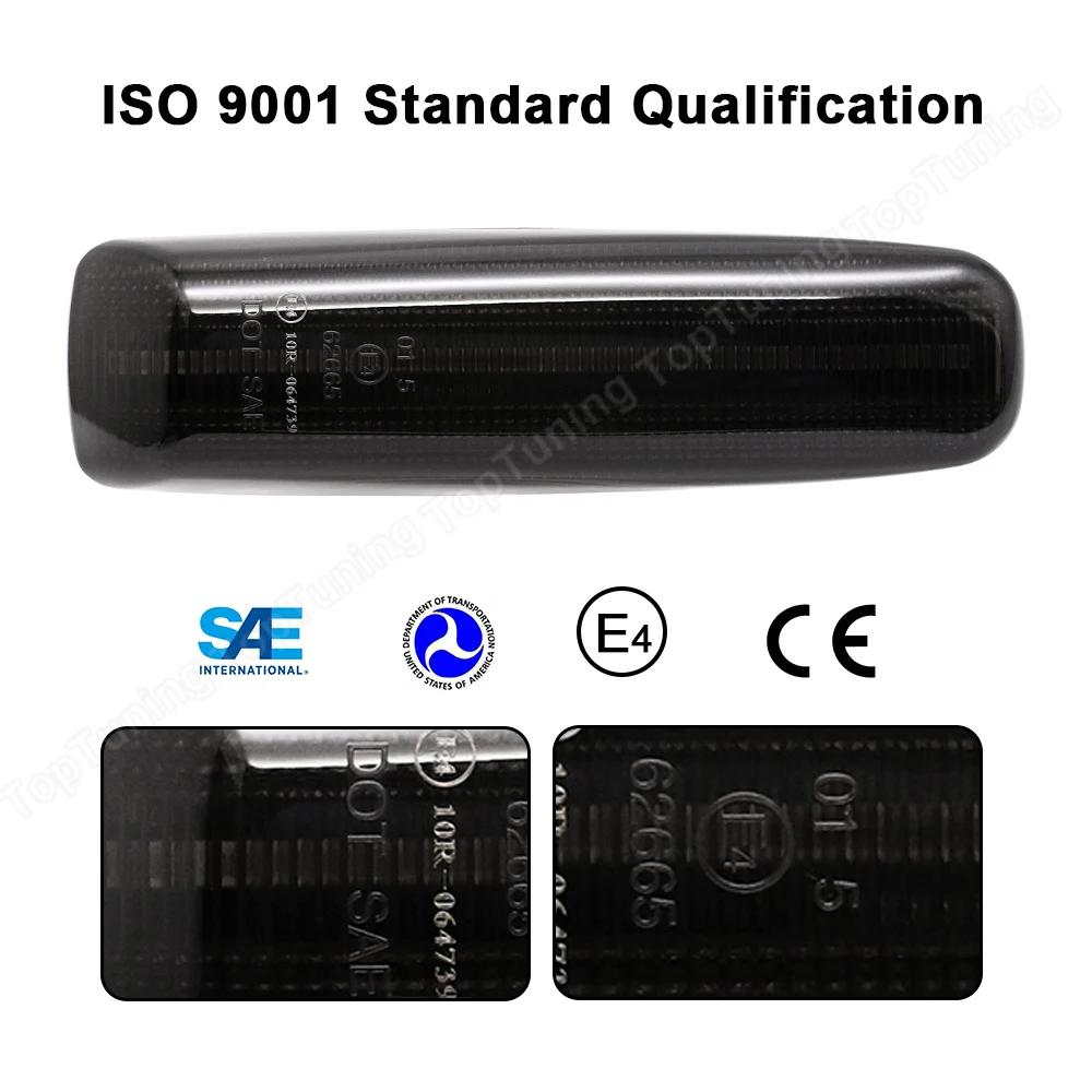 2PCS For Nissan 300ZX 1990-1996 Dynamic LED Side Marker Light