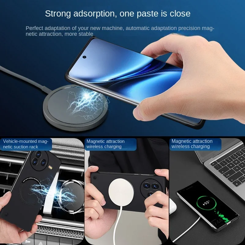 Ultra Thin Frameless Magnetic Hard PC Phone Case For POCO F7 Pro Ultra F6 X7 X6 Pro Magsafe Candy Color Shockproof Protect Cover view 3