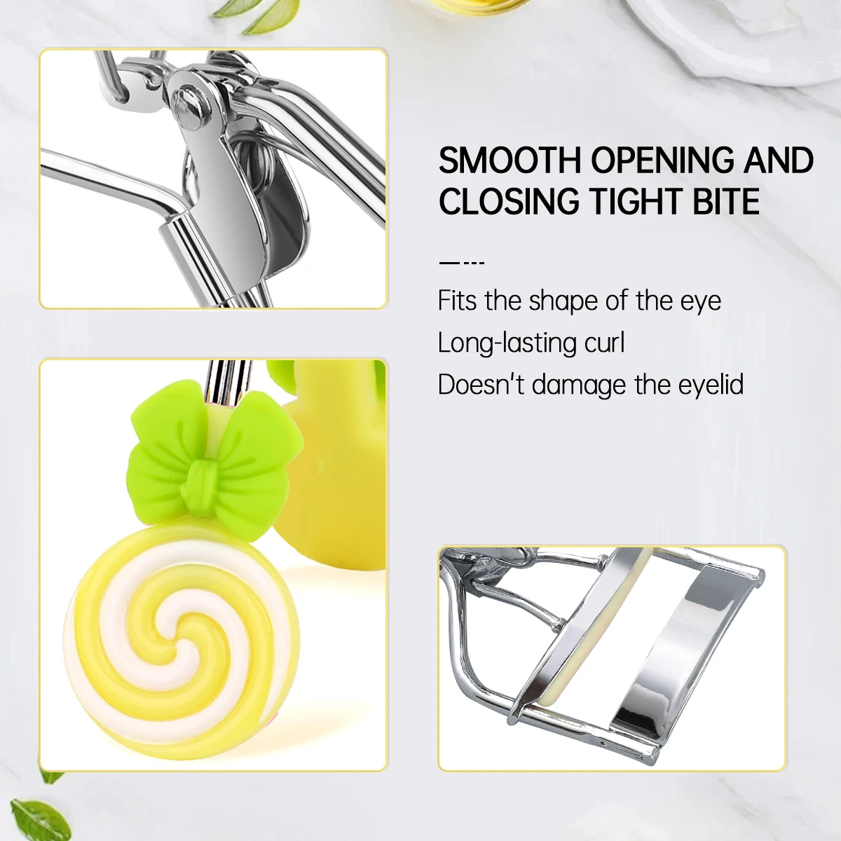 1/6/16 Stück Lollipop Handle Wimpernzange mit austauschbarem Klebeband, das für Anfänger geeignet ist. – Detail 4