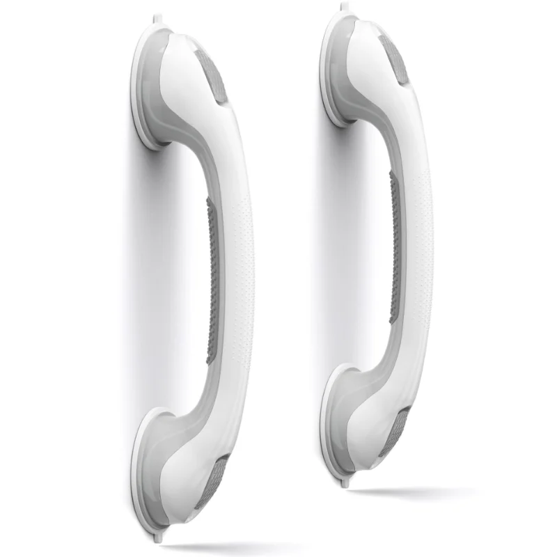 Bathroom Handrail Shower Handle Grab Bars 42Cm Shower Grab Bars Toilet Non-Slip Support Handle Bathroom Safety Grab Rod Handles Elderly Child Vacuum Suction Cup Handrail