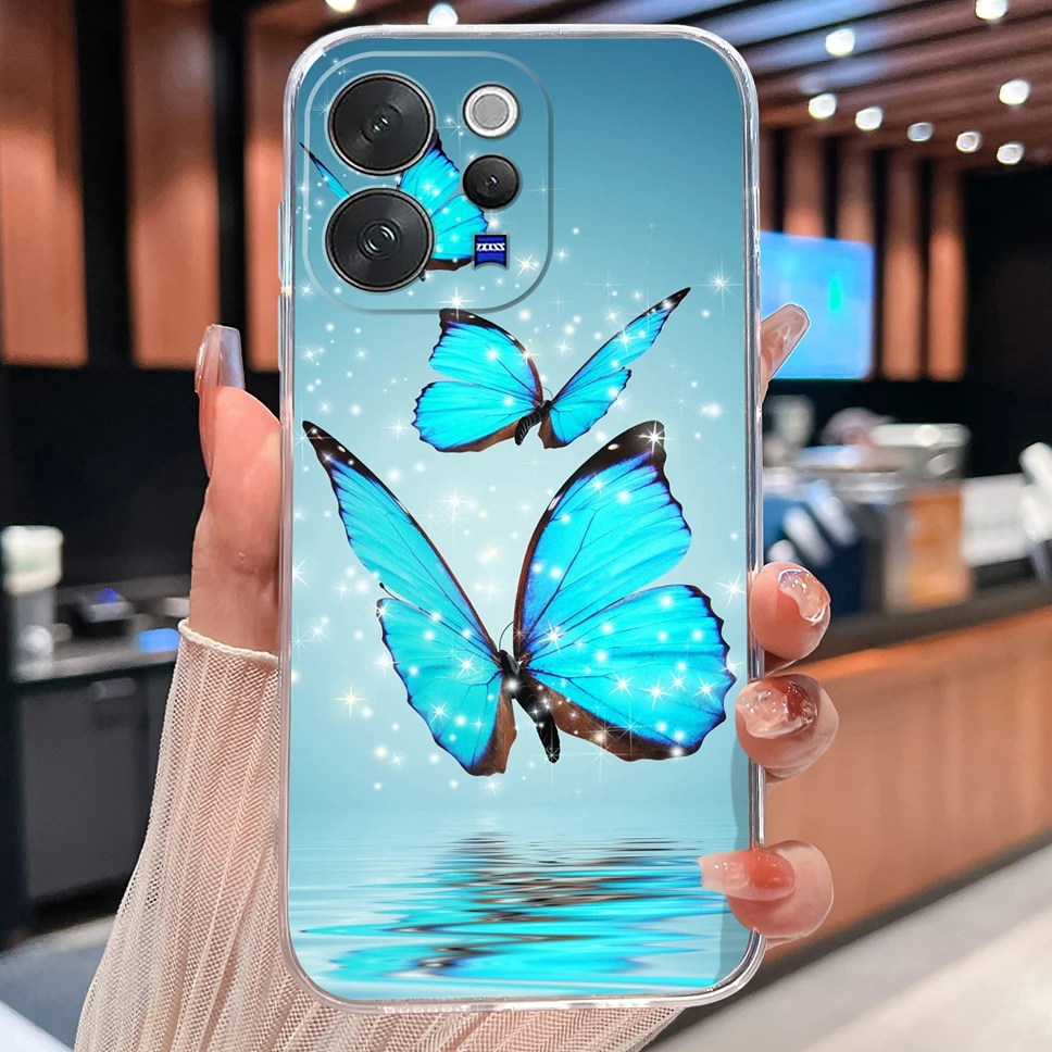 Daisy Floral Clear Shockproof TPU Silicone Phone Case