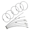 200pcs Stainless Steel Wire Ring/key Ring Wire Rope Wire Chain Key Chain Edc Accessories 2