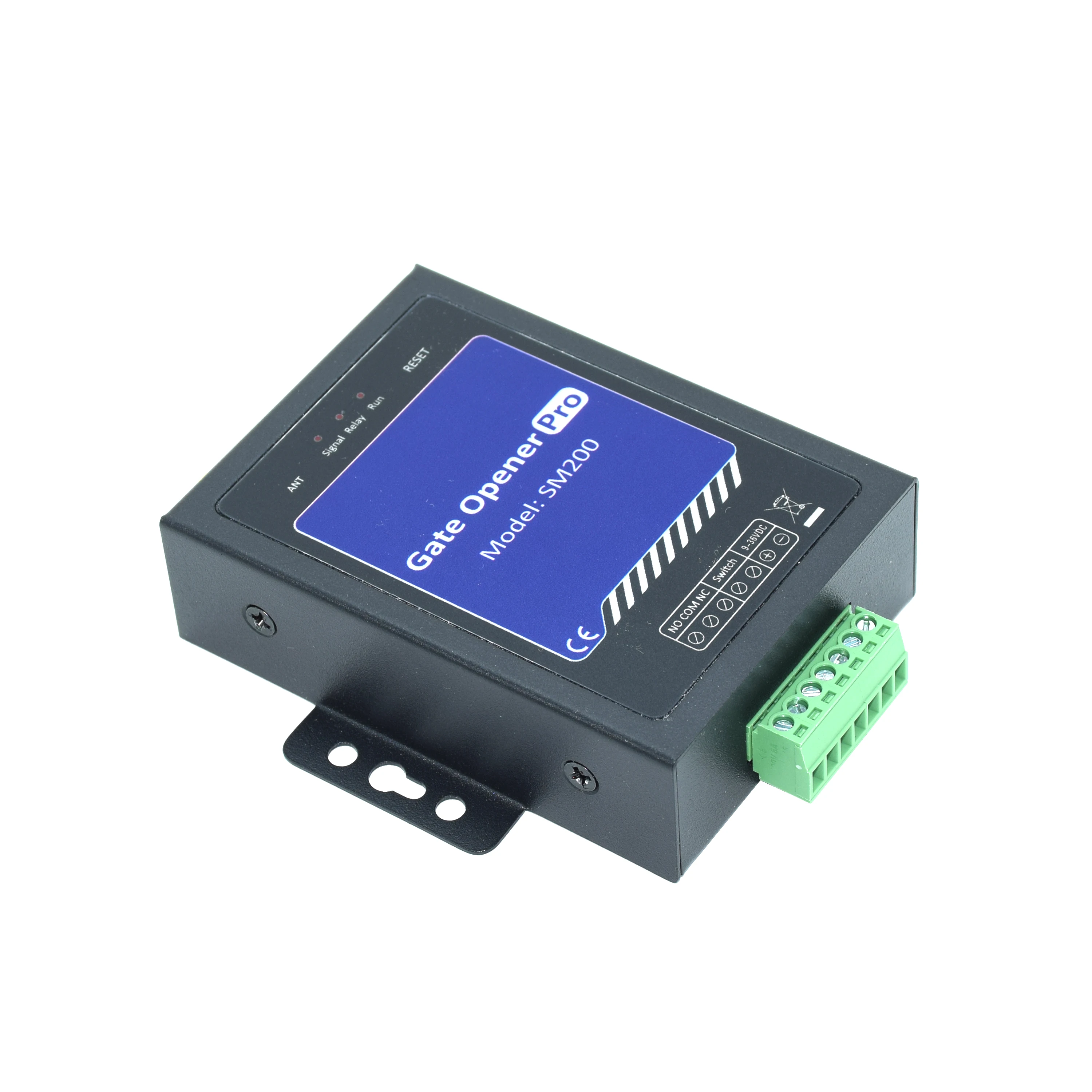 GSM 4G LTE SMS 통화 원격 제어 스마트 게이트 개폐기 SM200 ON/OFF 릴레이 (3m 길이 흡착 안테나 포함)