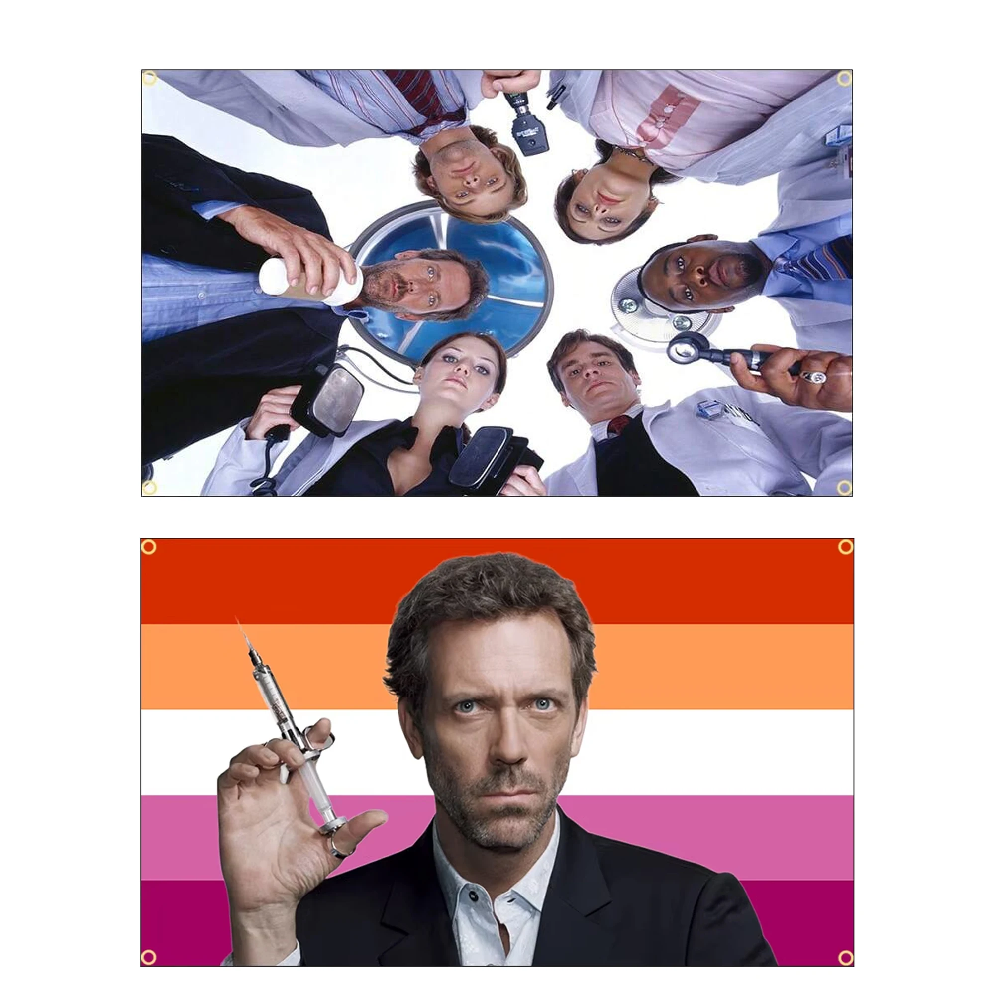 House M.D. Doctor Group Meme Tapestry - Music Wall Hanging Décor