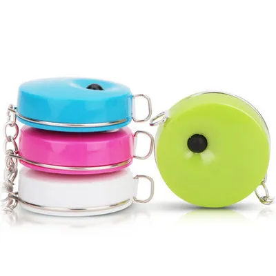 6Pcs Deli 8214 1.5m Small Tape Rruler Household Ruler Mini Ruler Portable Ruler Color Shell Tape