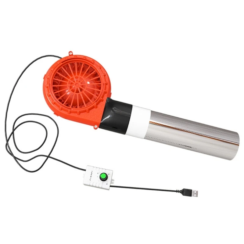 Portable BBQ Fan Air Blower Handheld Battery Powered Barbecue Fan Air Blower Dropship