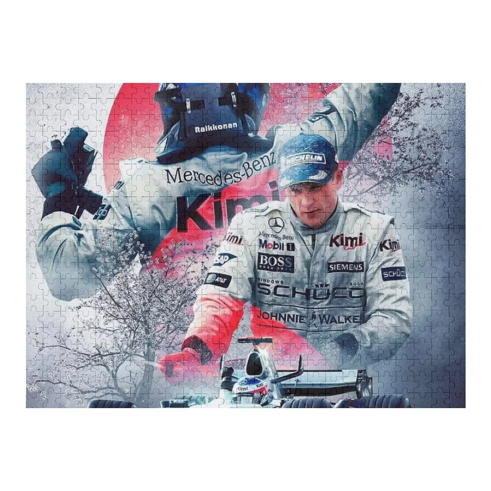 Kimi Raikkonen Jigsaw Puzzle Christmas Gifts Customized Gifts For Kids Photo Puzzle 1 32 scale bburago sf15 t sf15t 7 kimi raikkonen racer the iceman diecasts