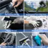AUTODECO 42Pcs Car Wash Detailing Kit Cleaning Kits with Foam Gun Sprayer Wash Brush with Long Handle Collapsible Bucket 5