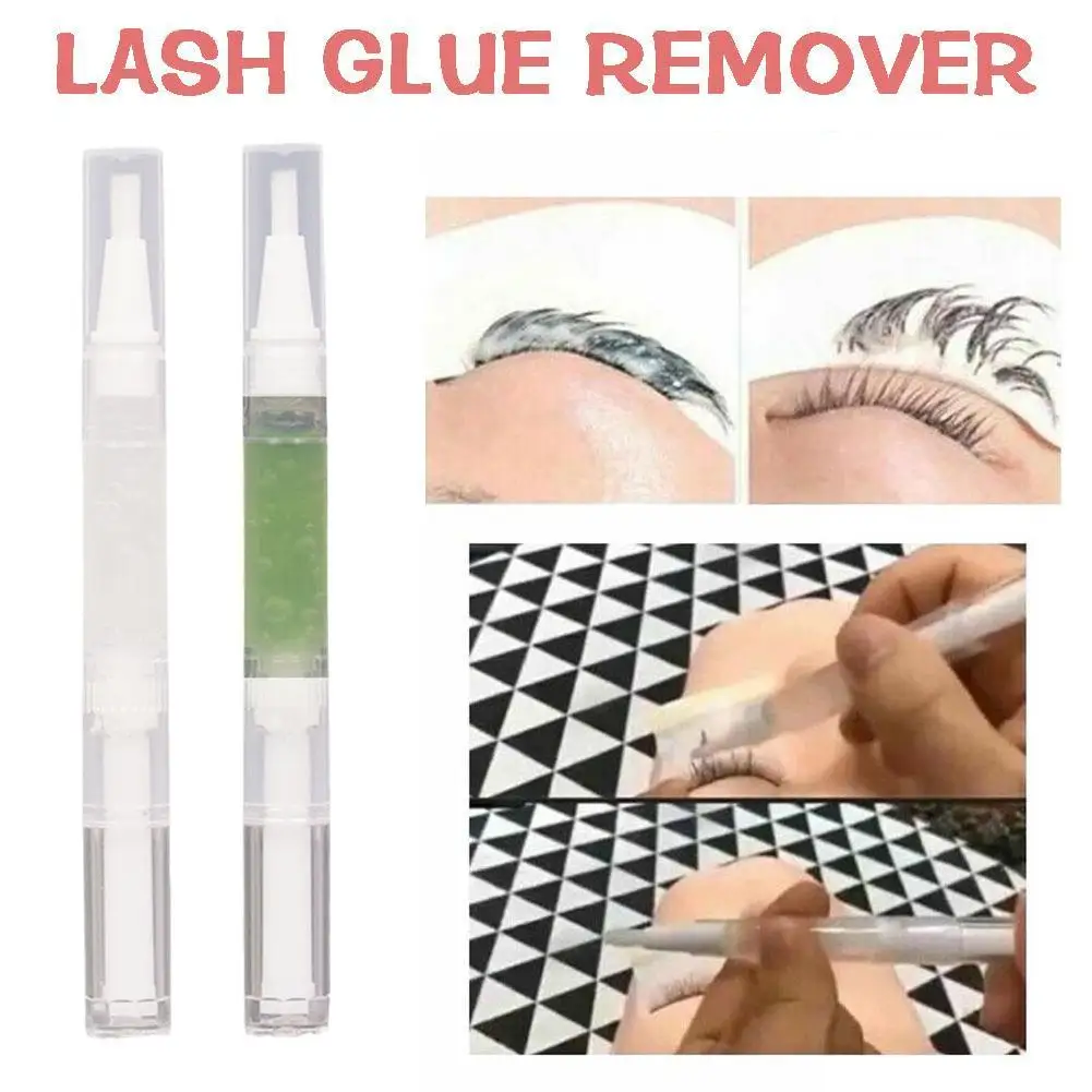 False Eyelash Glue Remover Non-irritating Quick Drying Up Glue Pen Gel Make Transparent Remover Adhesive Tool Eyelash Exten R0D6