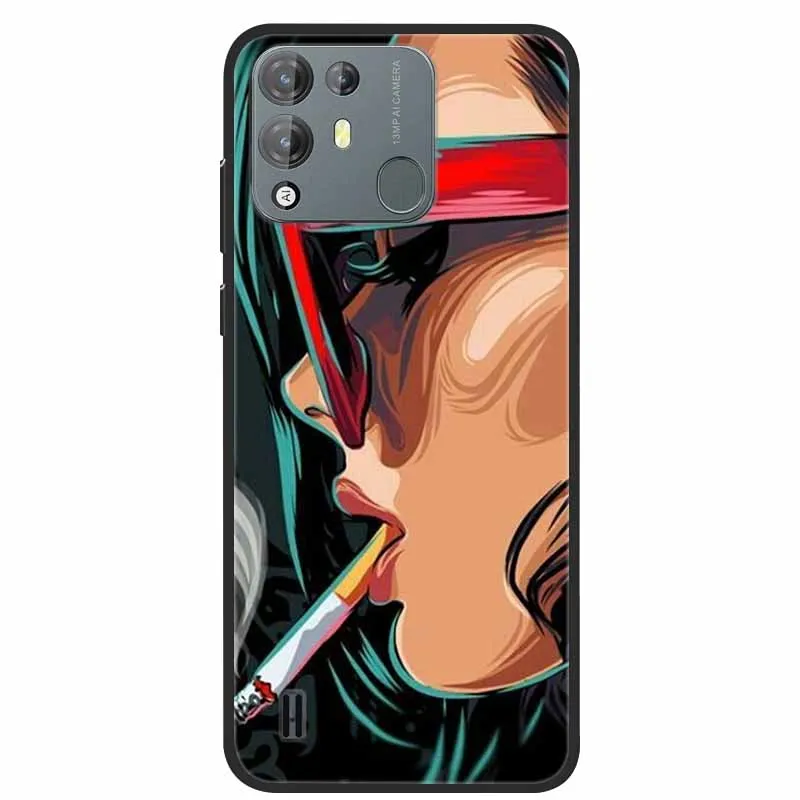 Shockproof Soft Silicone TPU Back Cover - Cute Design s