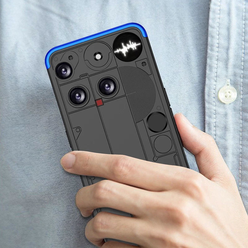 GKK Hard PC Shockproof 360 Full Protection Three-Stage Combination Phone Case