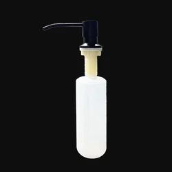 Kitchen Sink Counter Top Soap Dispensor 304 Stainless Steel From The Top Built in Head Hand Press Soap Dispenser Bottle 300ml