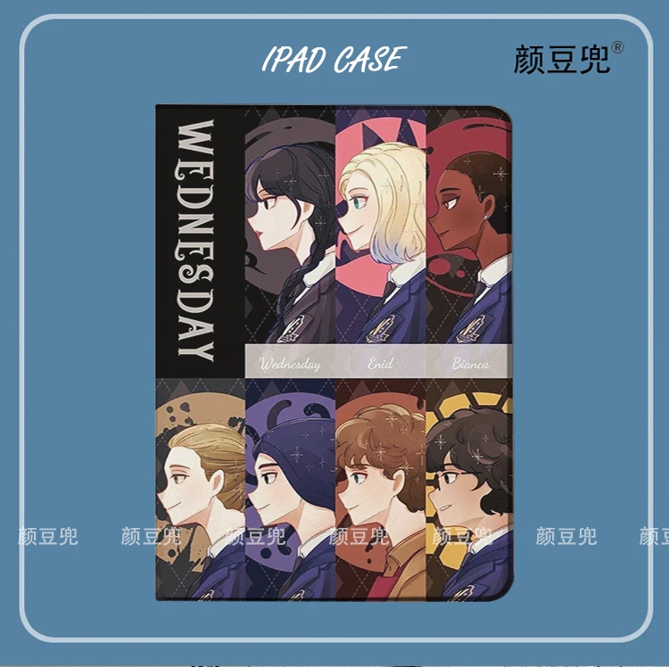 

Wednesday Addams TV Cases For Samsung Galaxy Tab A7 Lite 8.7 2021 Case S9 Plus Tri-fold stand Cover Galaxy Tab S6 Lite S8 Plus