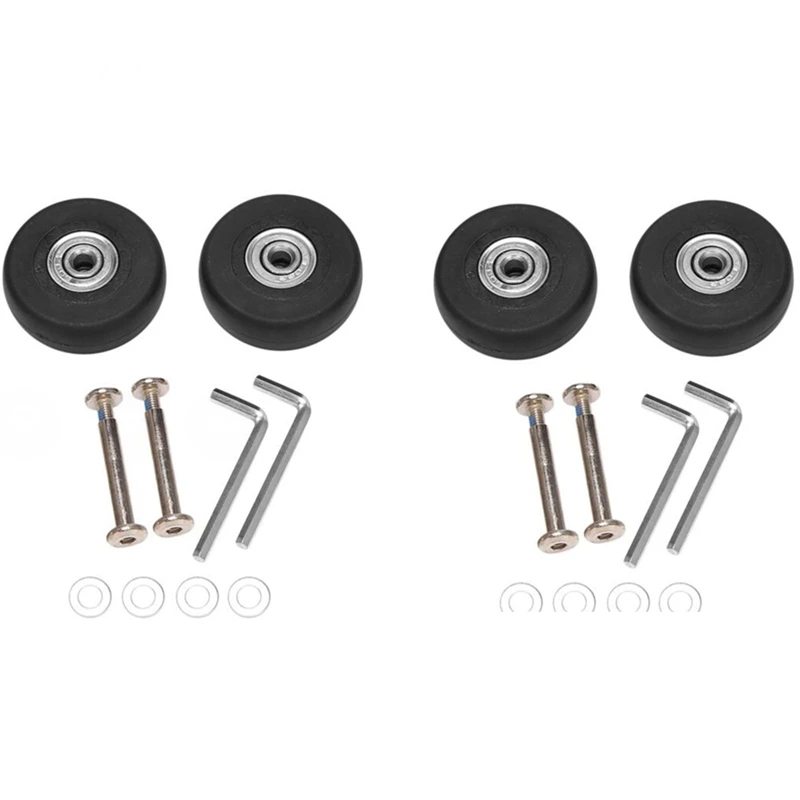 

OD 50Mm 4 Sets Of Luggage Suitcase Replacement Wheels Axles Deluxe Repair Tool