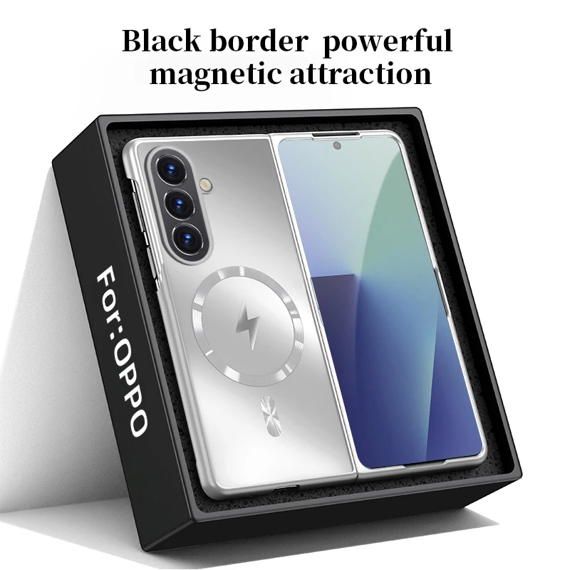 Luxury Frosted Matte Wireless Charging Case with Full Lens Protection