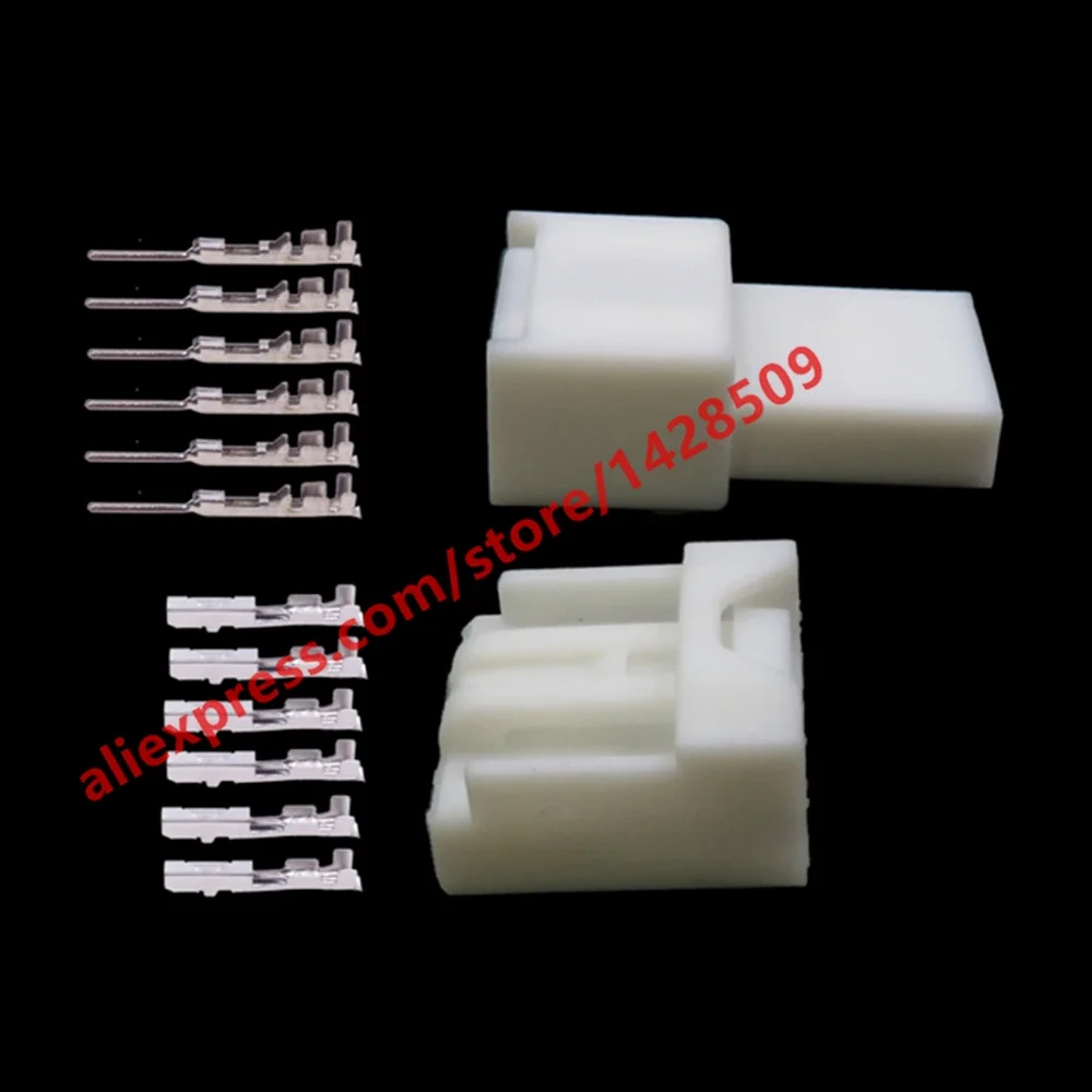 Description Picture 4 of item1 Set 6 Pin Auto Male Female Wiring Harness Connector Automotive Electrical Socket For Toyota Lexus 6098-2303 6098-2218