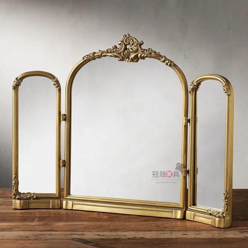 

Living Room Simple Decorative Mirrors Bedroom Salon Folding Nordic Simple Decorative Mirrors Korean Espelho Room Decoration