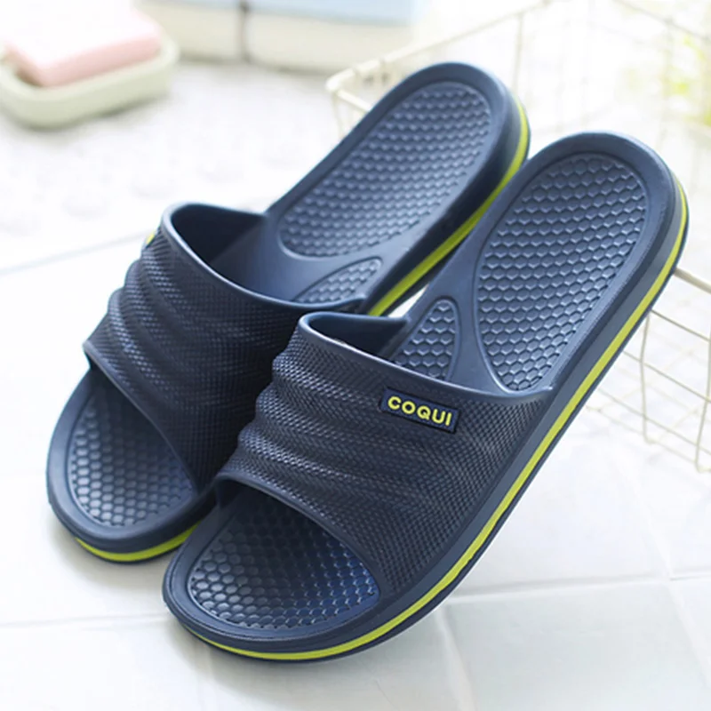 Men Women Home Slippers Concise Non-slip Soft Comfortable Indoor Summer Classic Bathroom Slippers soft slippers summer slippers