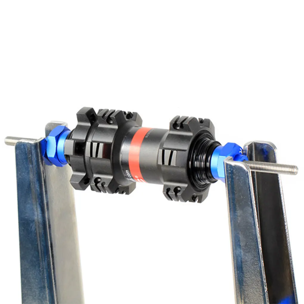 

RISK Rustproof Hub Thru Axles Adaptor Waterproof Wheel Truing Tuning Stands Wear-resistant Hub Repair Tool Coated Surface