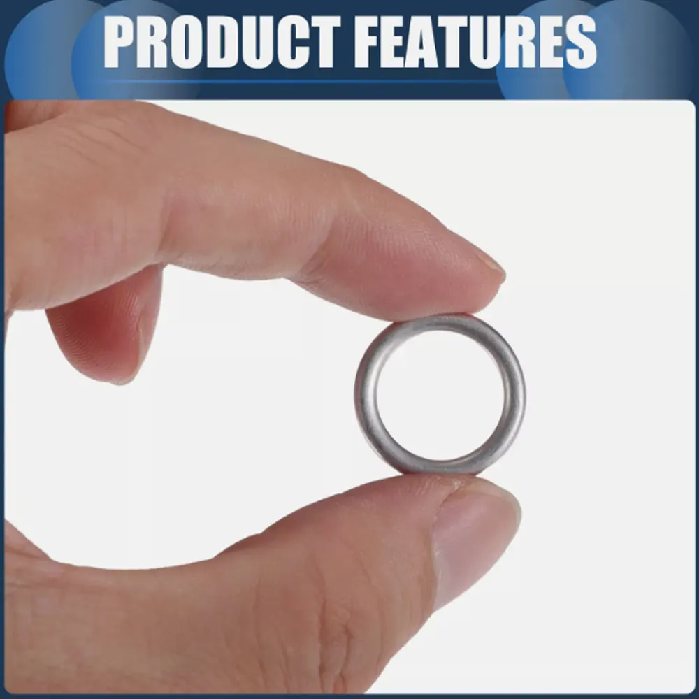 N0138157 Car Engine Thread Oil Drain Sump Plug Gaskets Washer Hole Seal Ring Car Accessories for Audi VW Seat Skoda 10pcs/1Set oil drain plug gasket oil drain plug seal washer