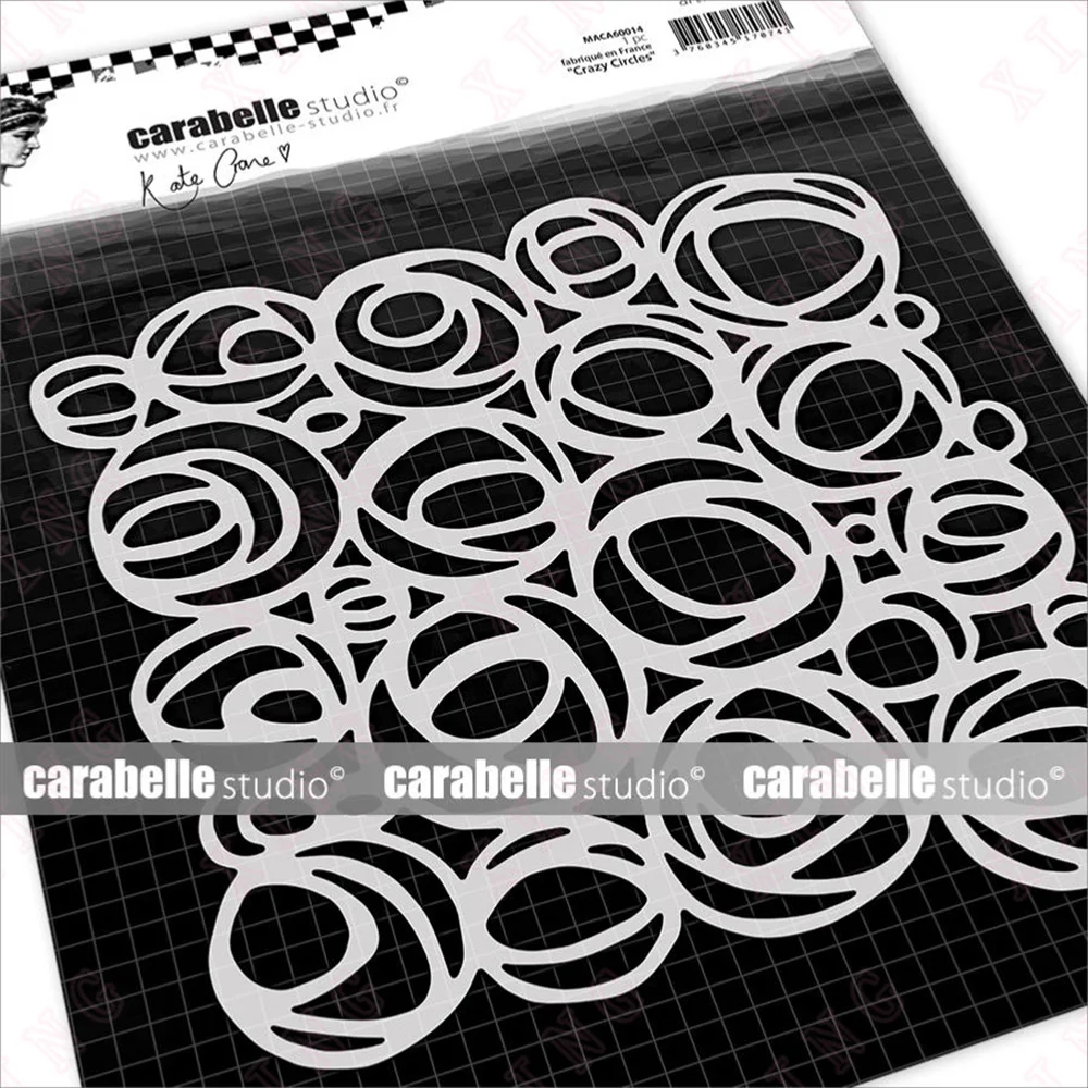 

New Painting Scrapbook Coloring Embossed Album Decorative Template 2022 Diy Layering Stencils Craft Reusable Crazy Circles Molds