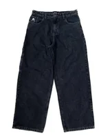 American Gothic Skeleton Pattern Jeans Men's Y2K Street Explosion Hip Hop Harajuku Loose and Versatile High Waist Wide Leg Pants 2