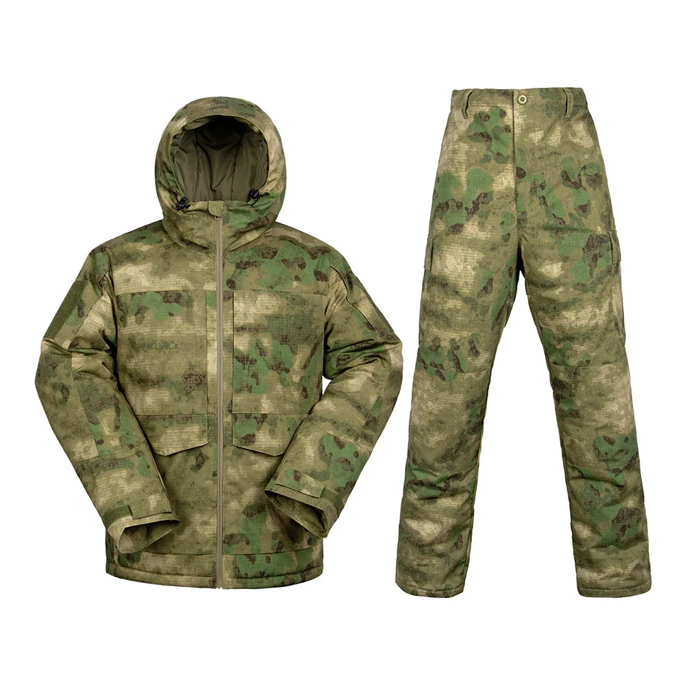 

Outdoor Waterproof CP FG Camo Cotton Military Tactical Suit Thermal Reflective Graphene Warm Hunting Hiking Coat Jacket Trousers